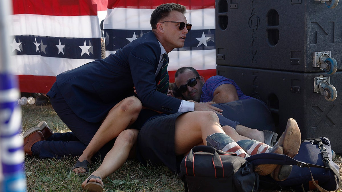 Trump supporters at Pennsylvania rally take cover from gunfire that ‘shocked’ locals
