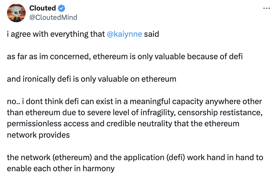 Vitalik Buterin responds to criticism that Ethereum ‘doesn’t care’ about DeFi