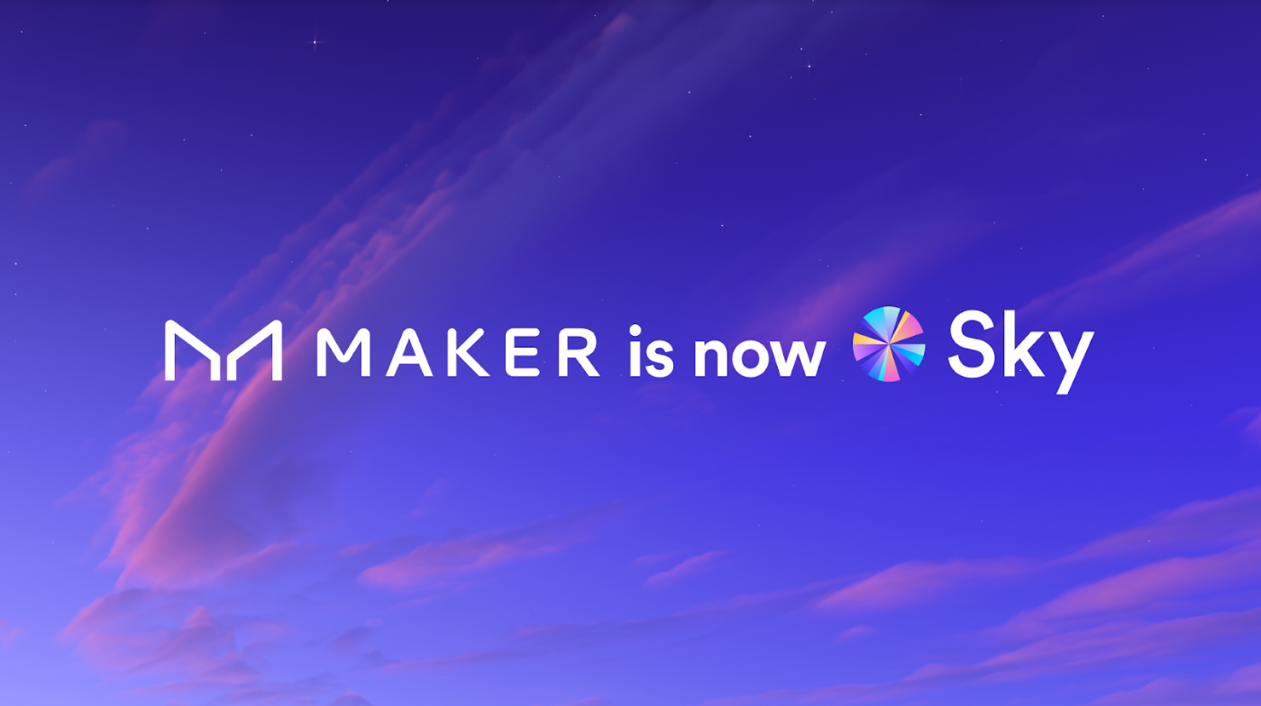 Maker DeFi lending protocol rebrands to Sky ahead of USDS stablecoin launch